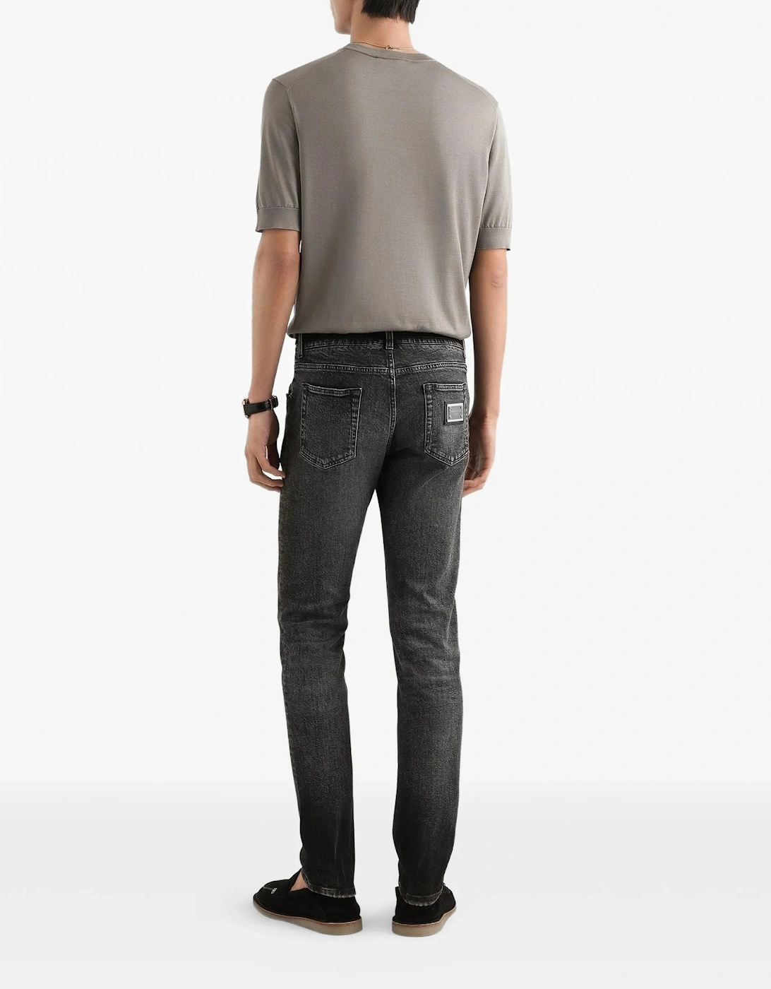 VINTAGE WASH PLAQUE JEANS