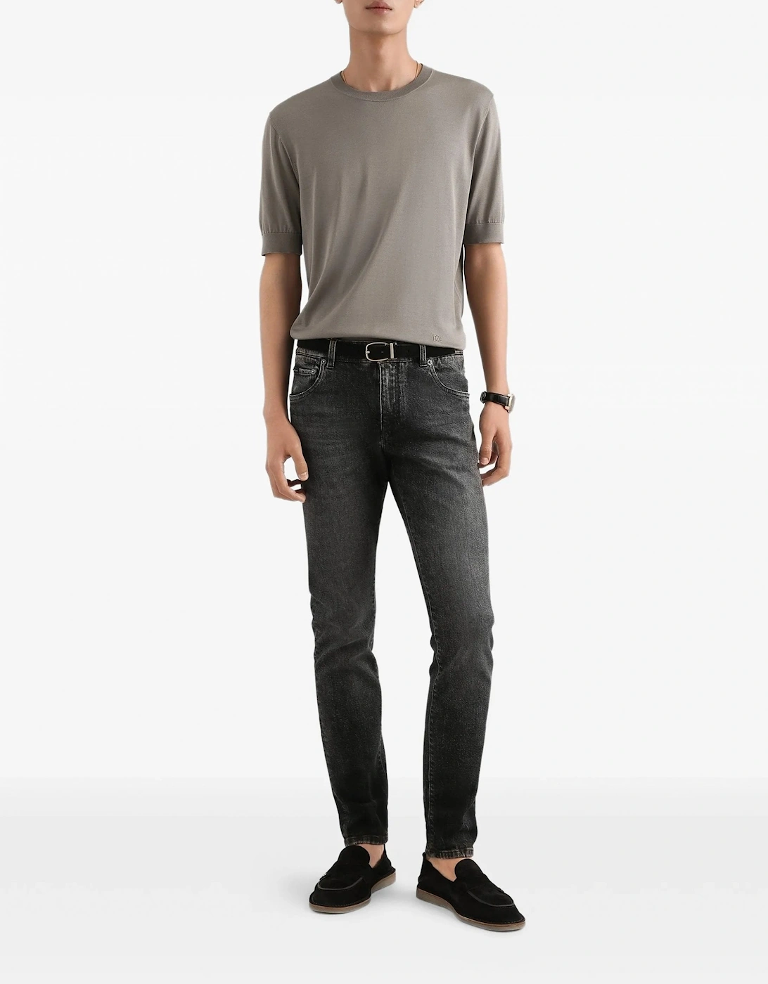 VINTAGE WASH PLAQUE JEANS