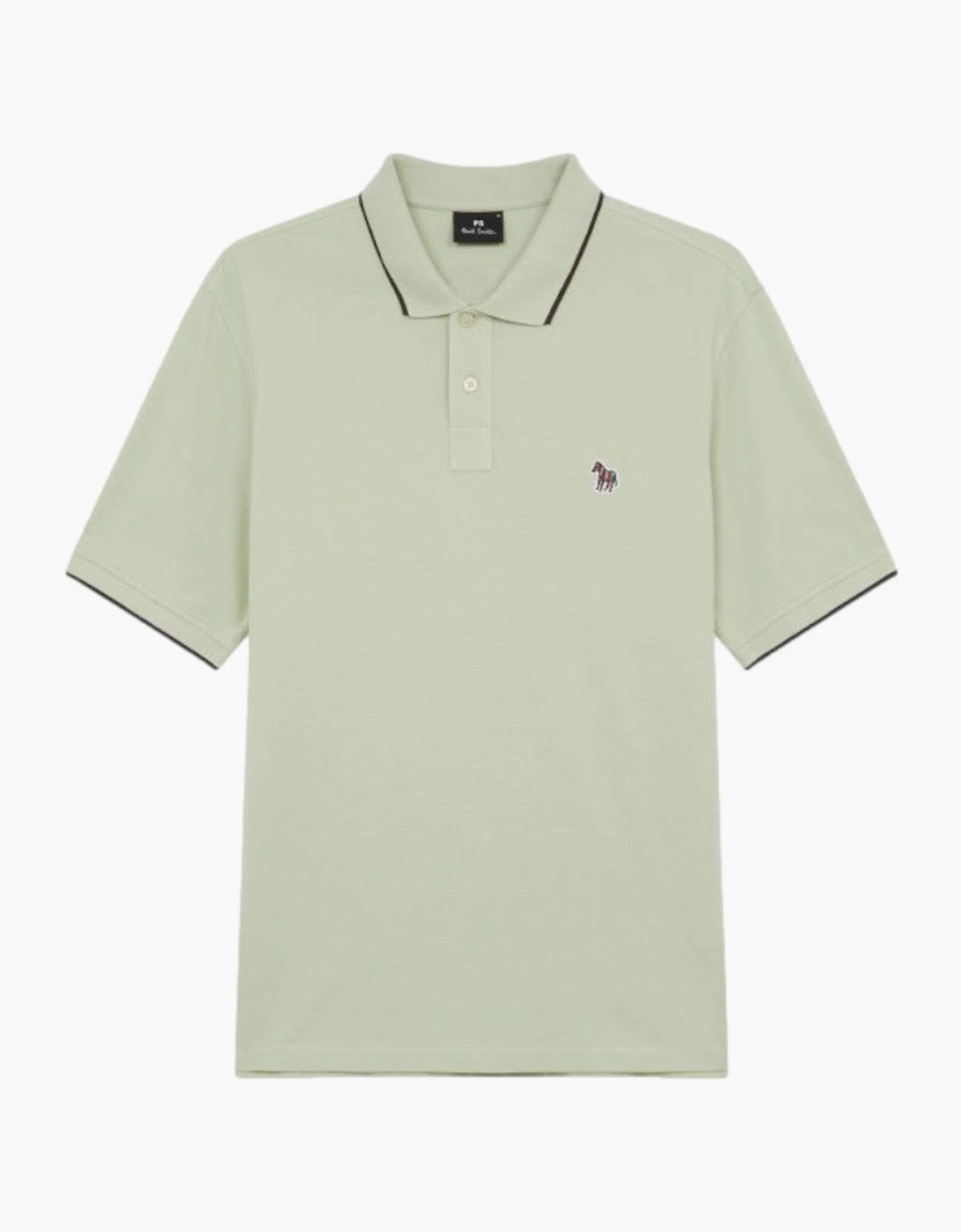PS Reg Fit Zebra Polo Shirt 30B Green, 2 of 1