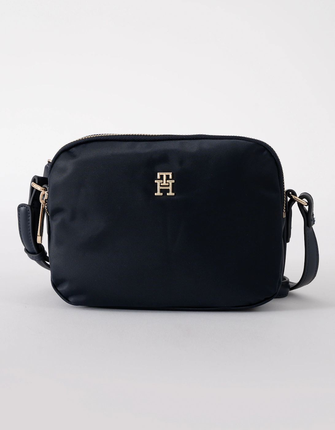 Tommy Hilfiger Women's Blue Poppy Th Crossover Bag - Space - Size: One Size