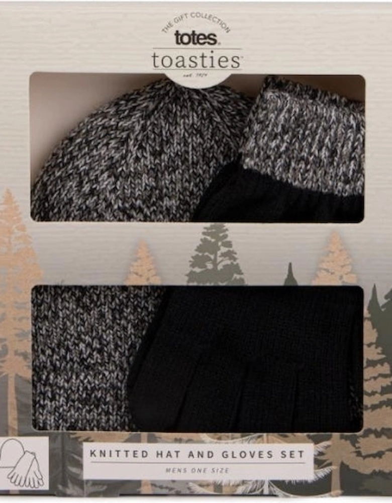 HAT AND GLOVE SET Grey