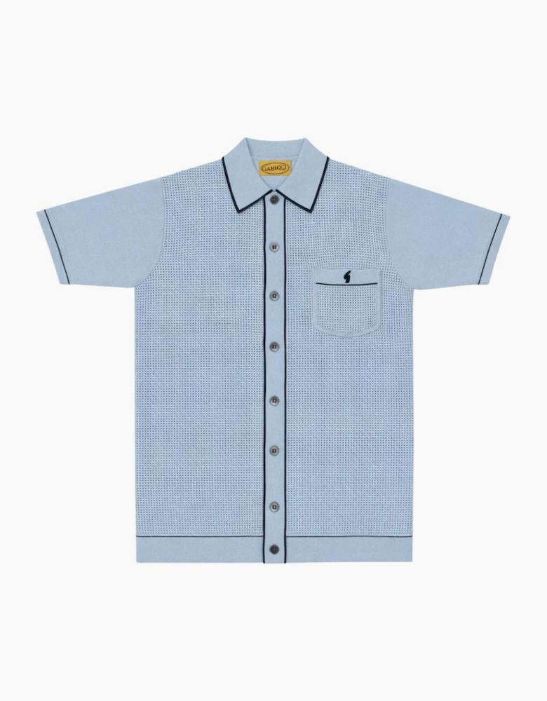 Vintage Lello Surf Blue Polo Shirt