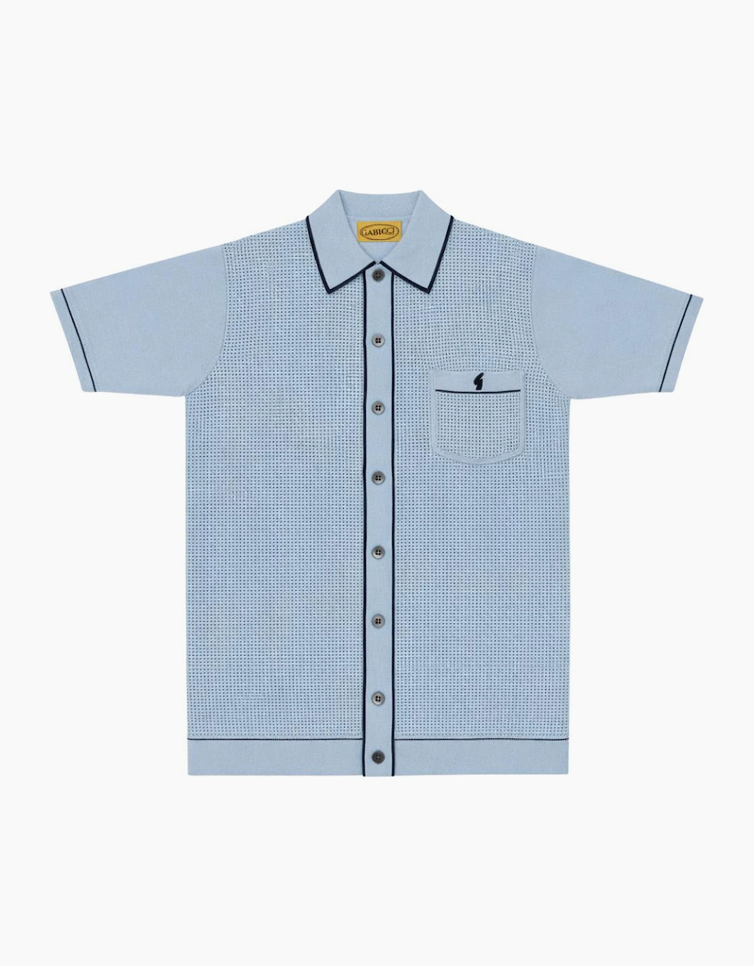 Vintage Lello Surf Blue Polo Shirt, 2 of 1