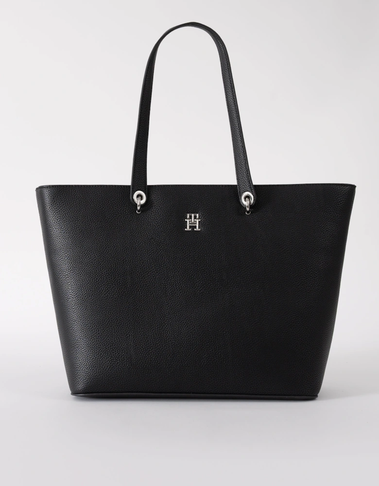 TH Emblem Womens Tote Bag - Black