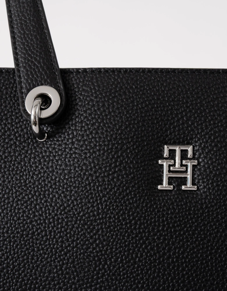 TH Emblem Womens Tote Bag - Black