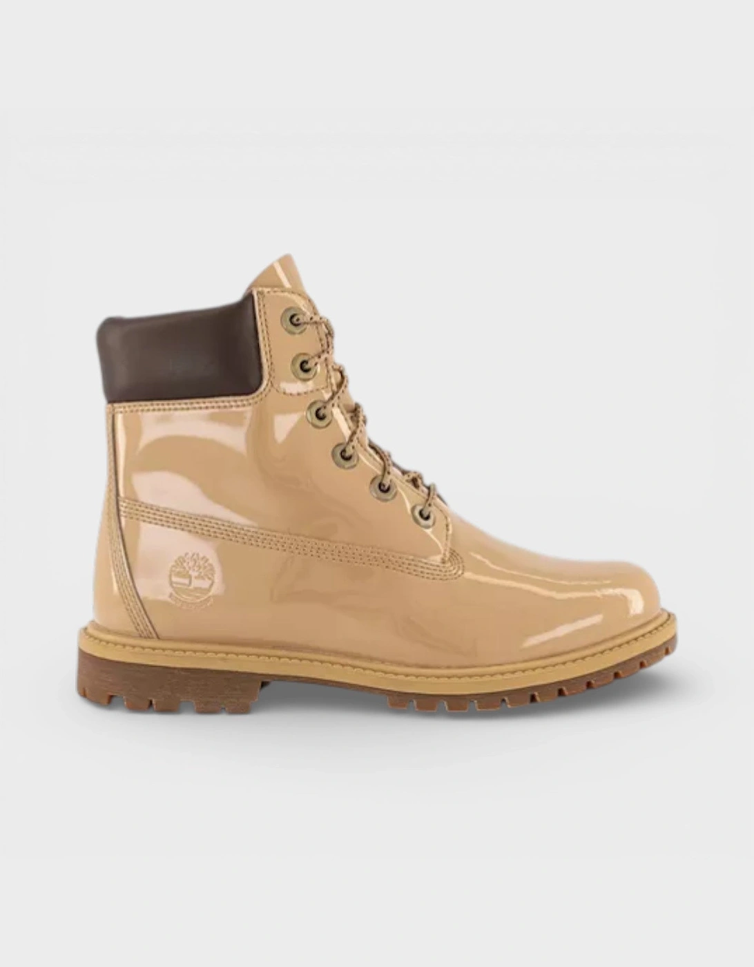 6 Inch Premium Waterproof Boots Patent Wheat, 3 of 2