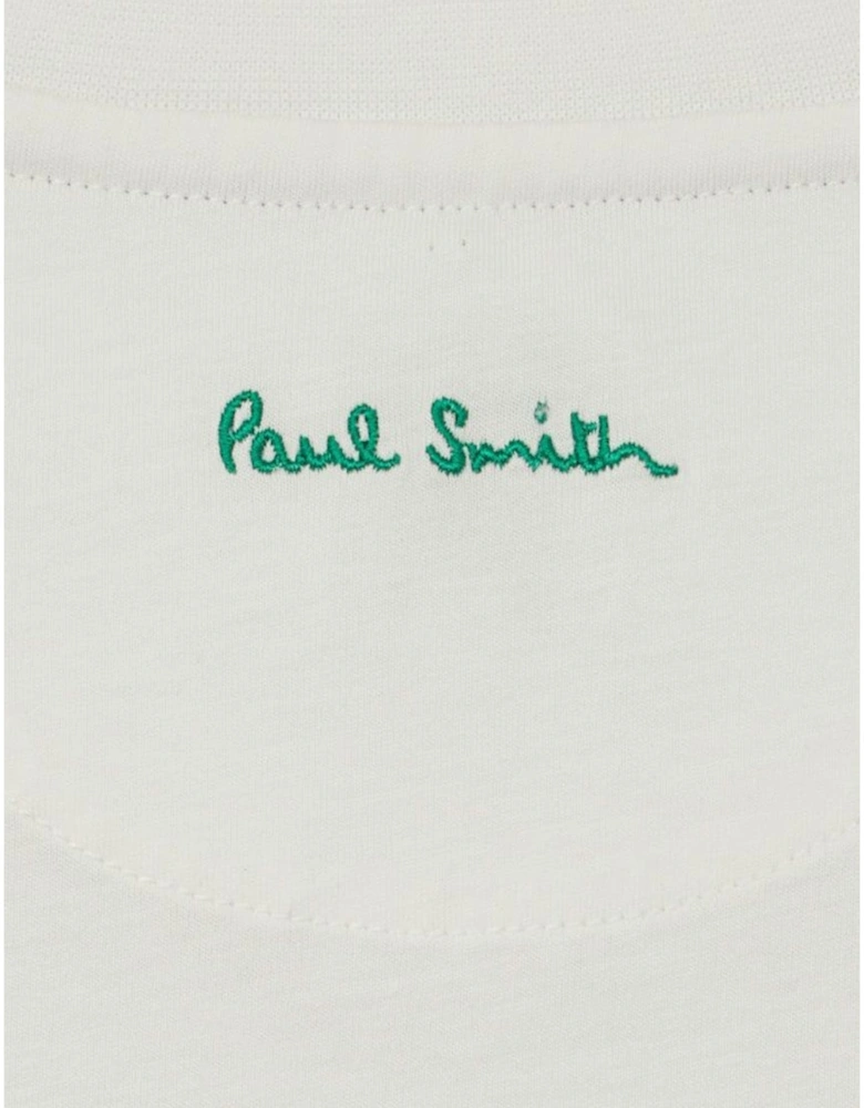 Collage Print T-Shirt 01 WHITE