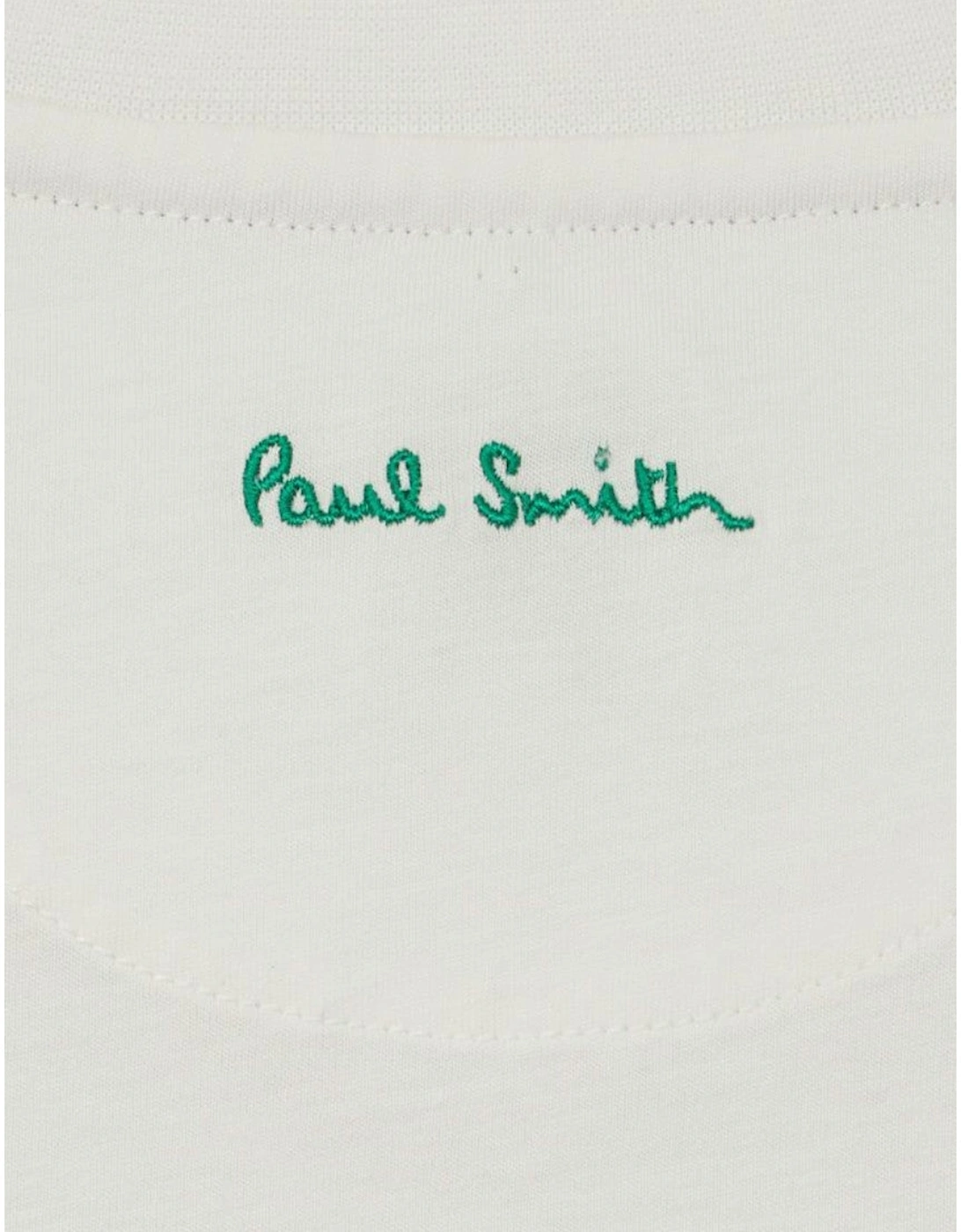 Collage Print T-Shirt 01 WHITE