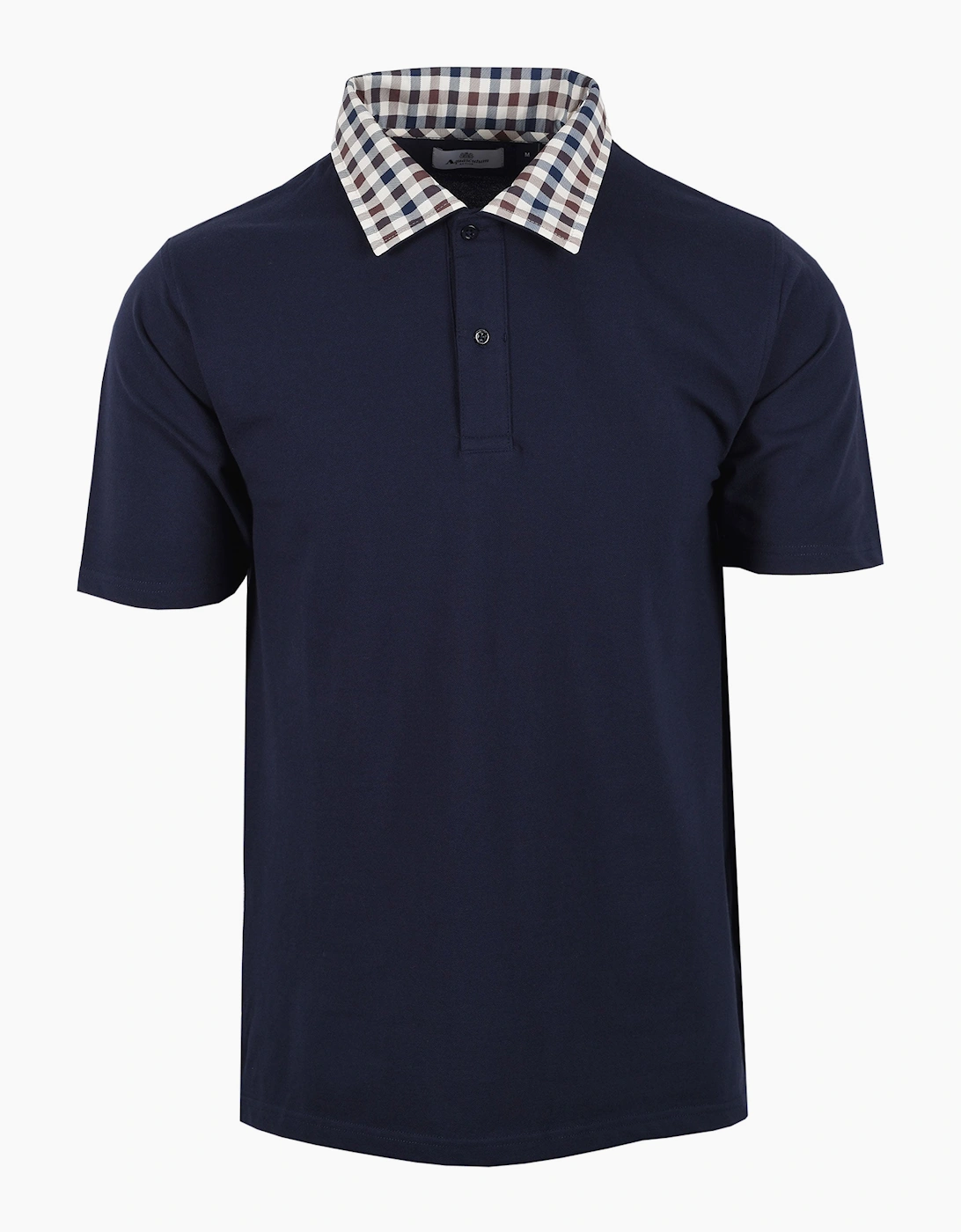 CLUB CHECK COLLAR POLO NAVY, 4 of 3