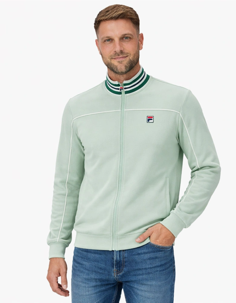 Fila Federico Tipped Neck Track Top Jacket Surf Spray