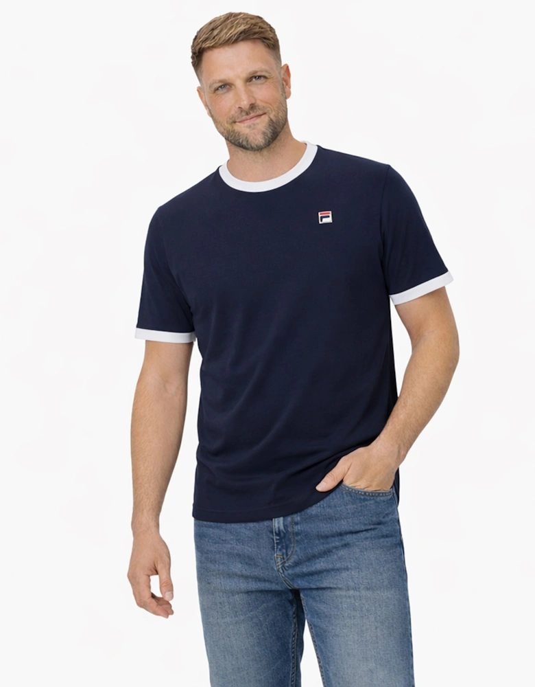 Marconi T-Shirt Navy/White