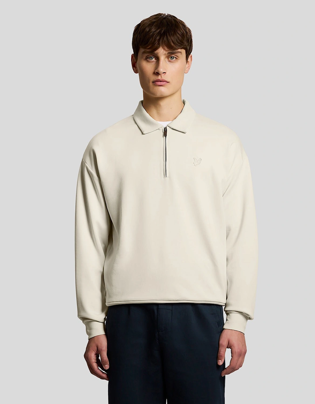 1/4 Zip Collar Sweatshirt, 7 of 6