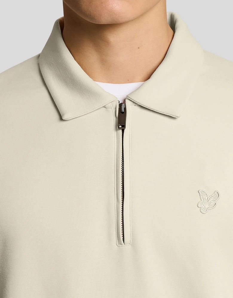 1/4 Zip Collar Sweatshirt
