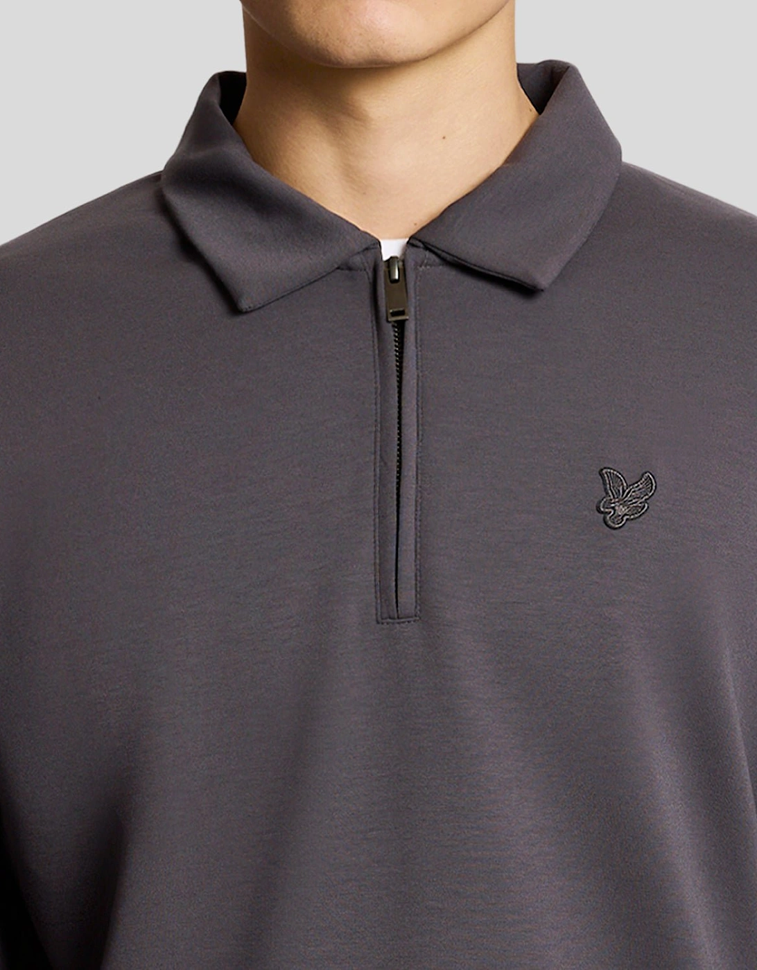 1/4 Zip Collar Sweatshirt