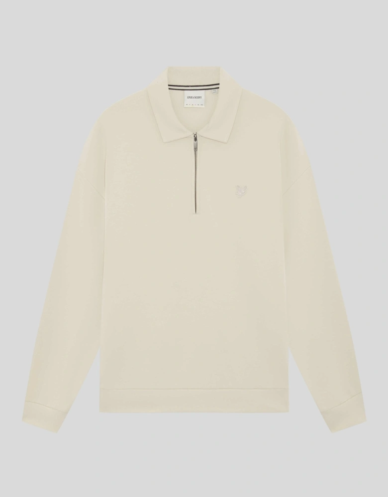 1/4 Zip Collar Sweatshirt