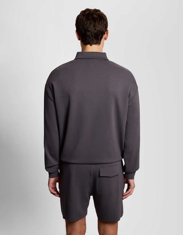 1/4 Zip Collar Sweatshirt