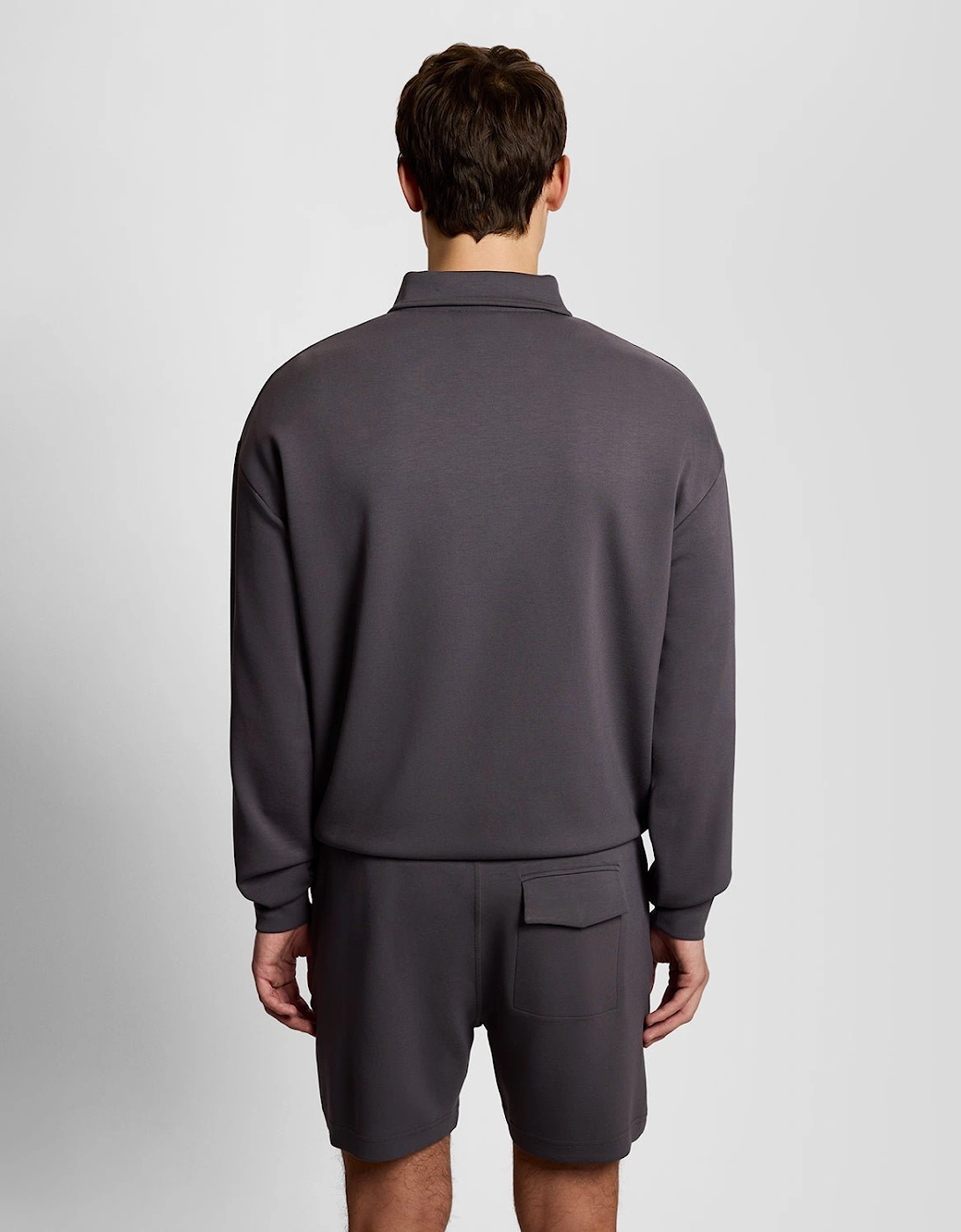 1/4 Zip Collar Sweatshirt