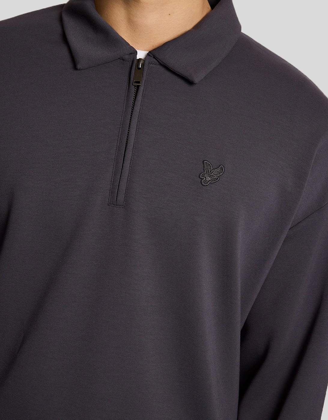 1/4 Zip Collar Sweatshirt