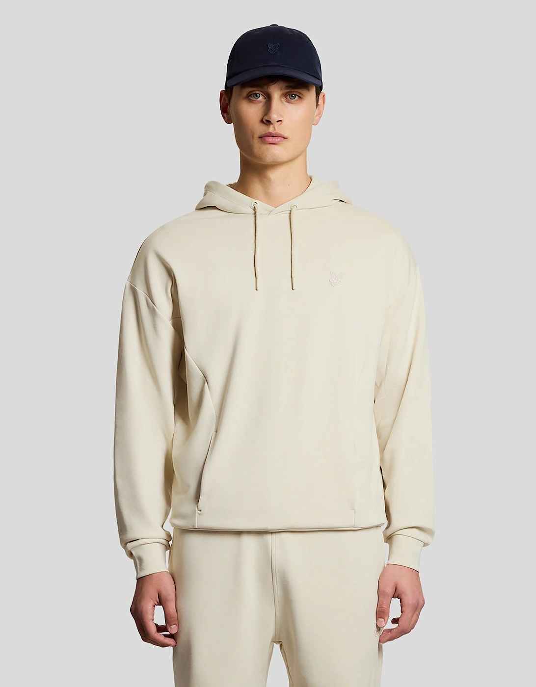 Lyle And Scott Men's Tan Relaxed Hoodie  Xxl