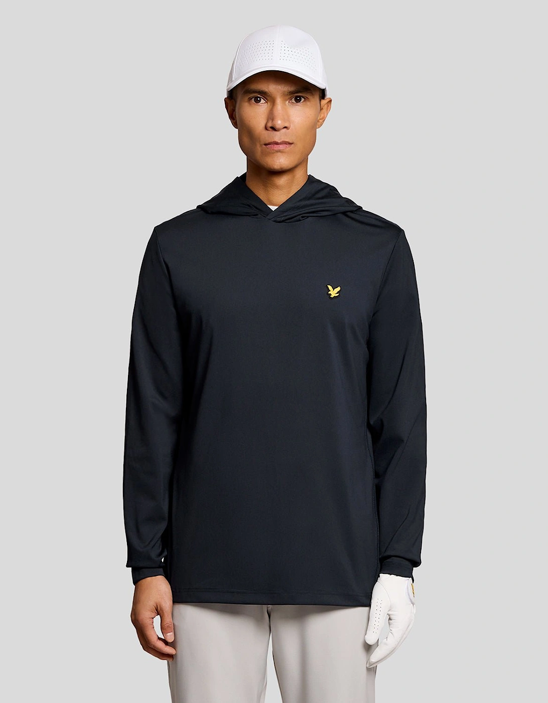 Lyle And Scott Men's Performance Hooded Midlayer  Regular/34 Xs