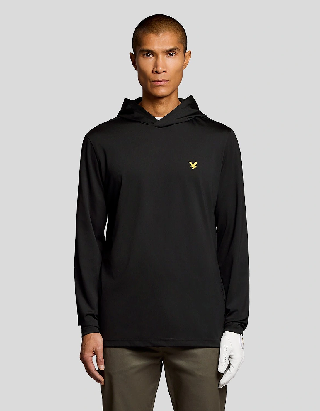 Lyle And Scott Men's Performance Hooded Midlayer  Regular/34 Xs