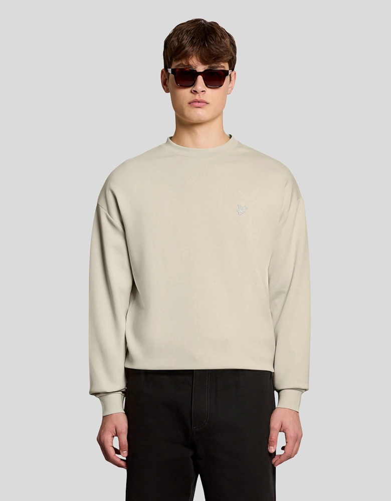 Relaxed Crew Neck Sweatshirt