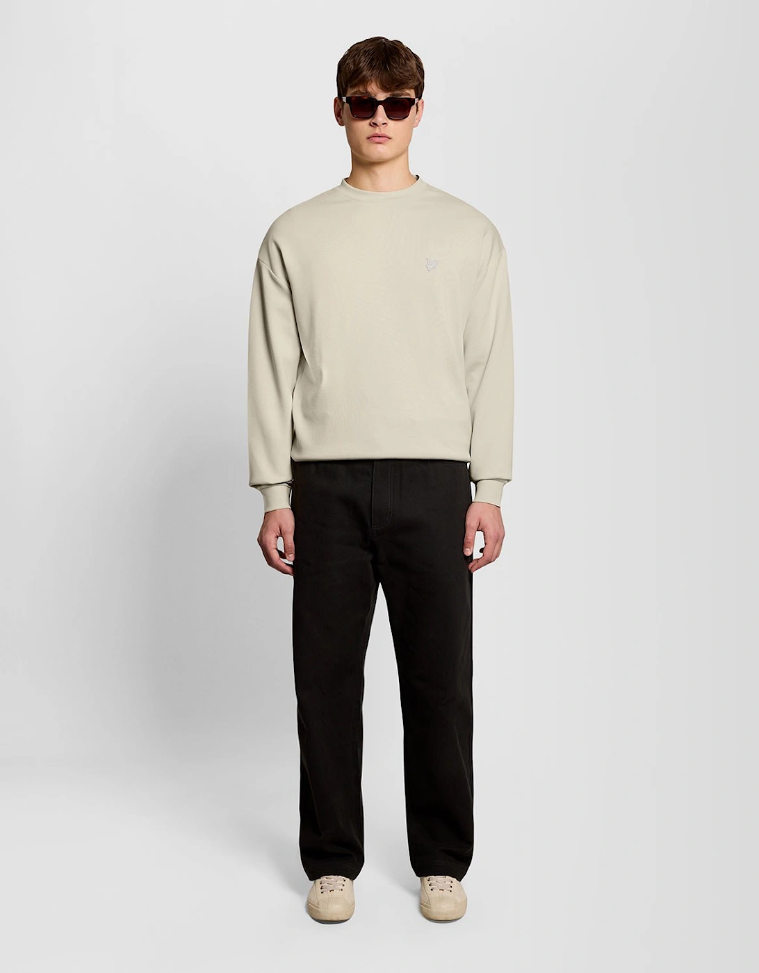 Relaxed Crew Neck Sweatshirt