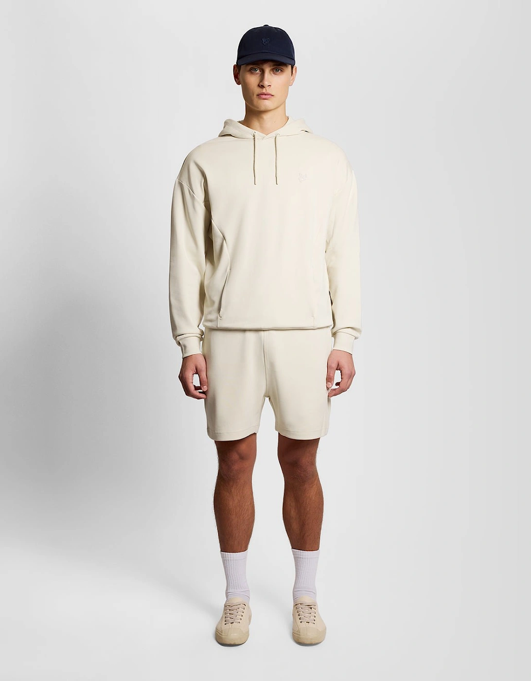 Lyle And Scott Men's White Relaxed Sweat Short  32/30/31 S