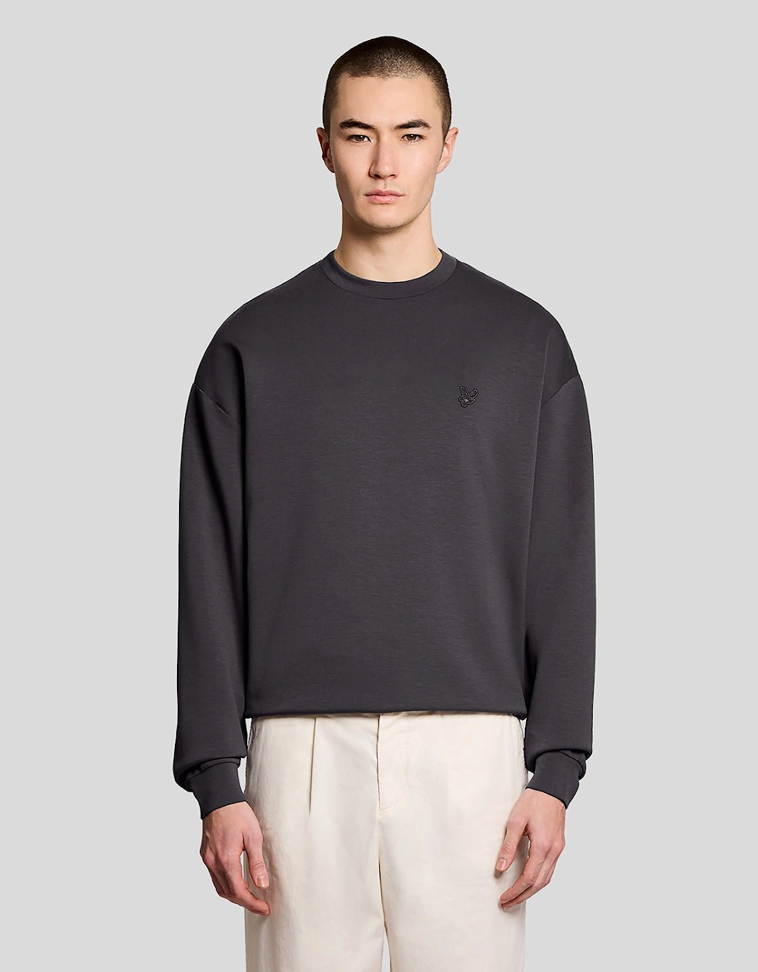 Relaxed Crew Neck Sweatshirt, 7 of 6