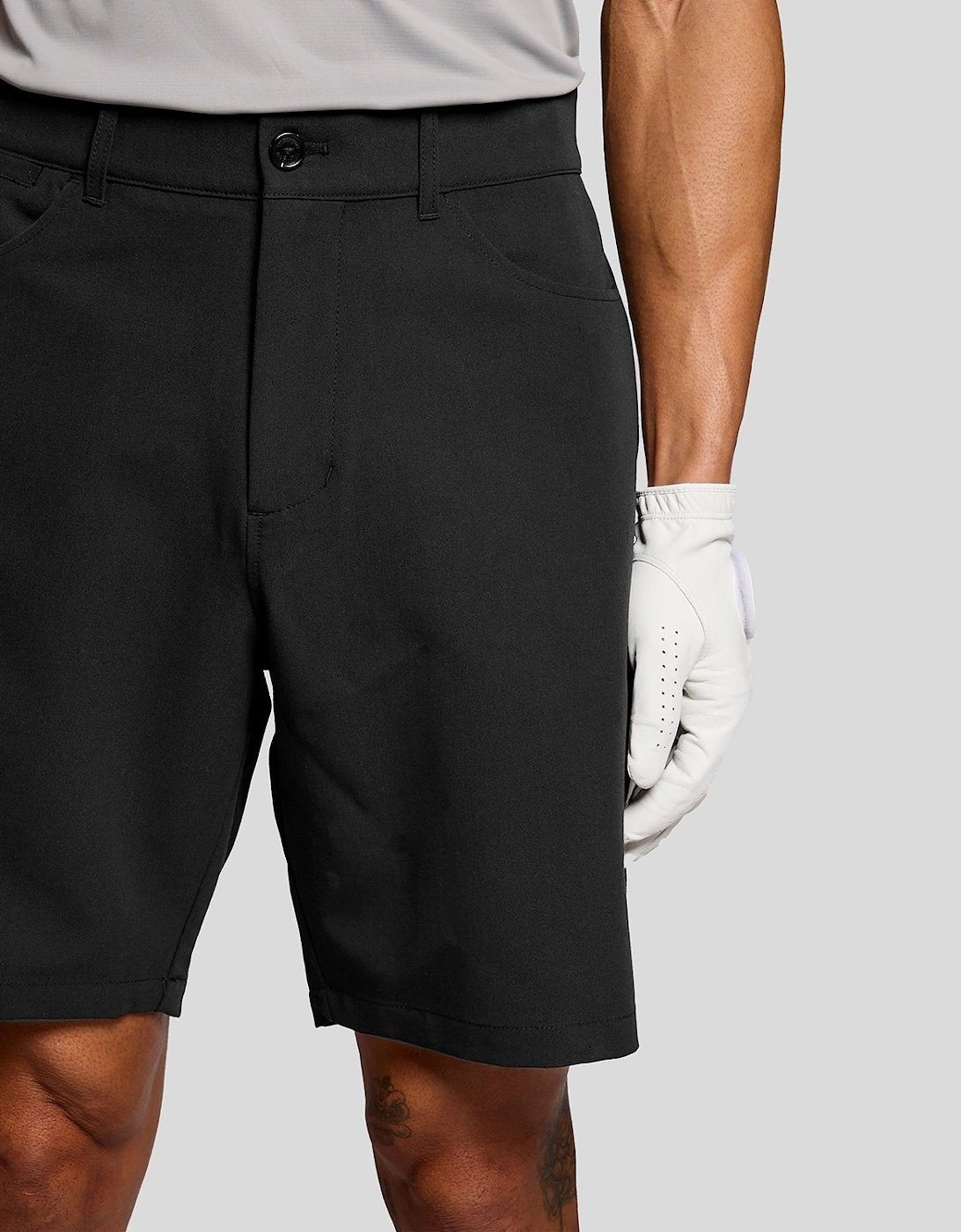 Lyle and Scott Men's Golf Shorts - Black - Size 36 - Image 3