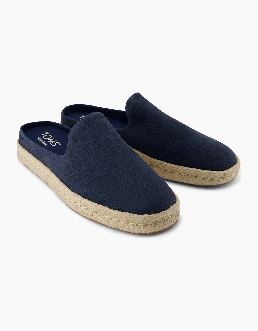 SANTIAGO MULE Mens Mules Sandals Navy, 6 of 5