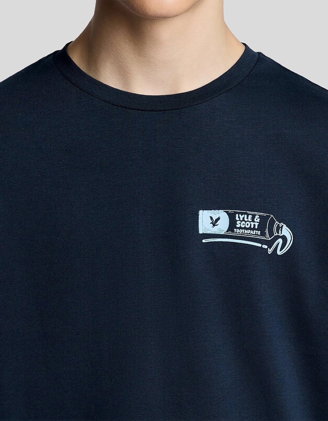 Back Print Graphic T-Shirt