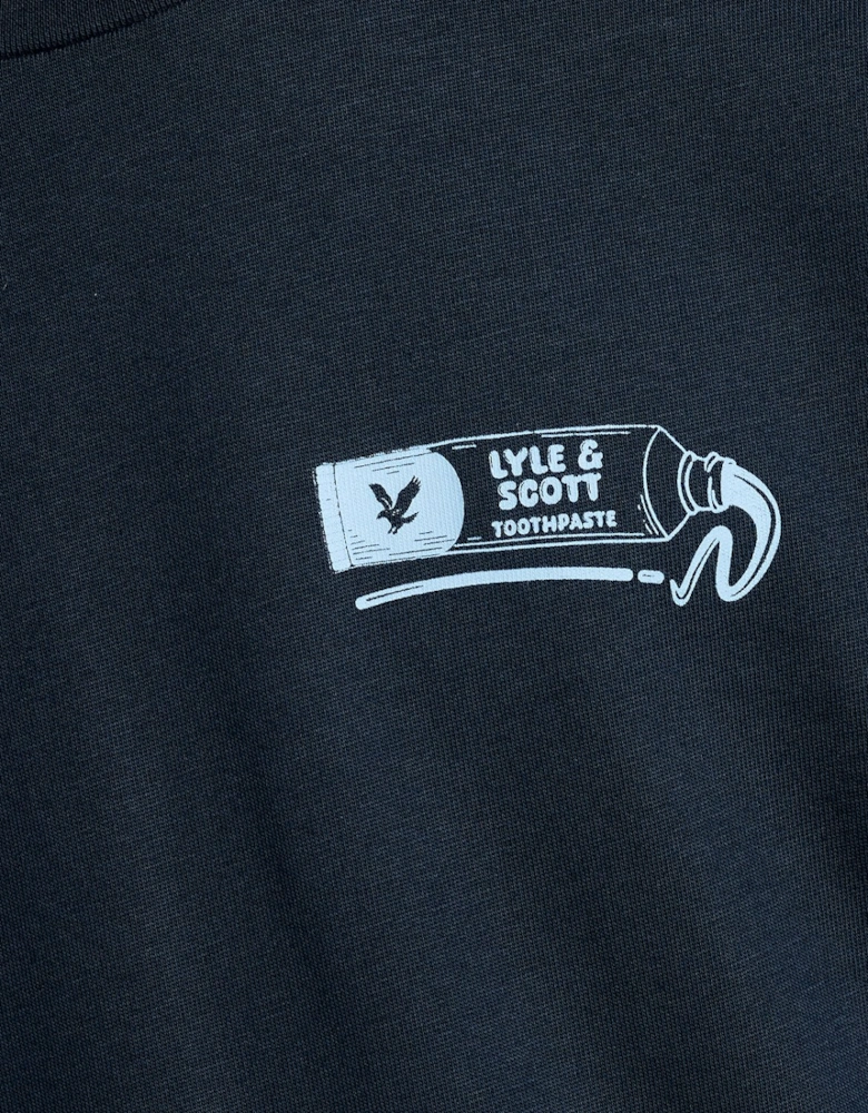 Back Print Graphic T-Shirt