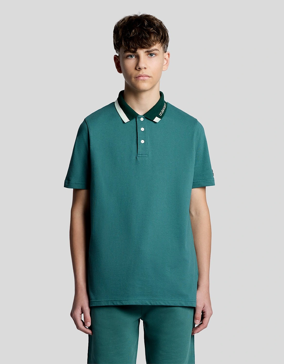 Lyle And Scott Boys Blue 'S Tipped Logo Polo Shirt  10 Years/11 Years Size 10/11 Y Kids