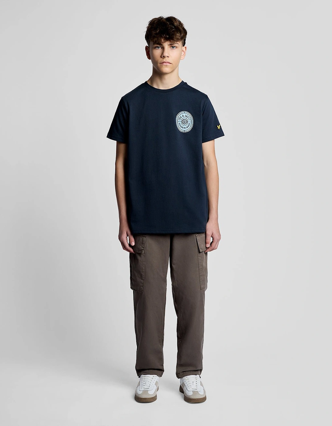 Graphic Badge Cotton T-Shirt