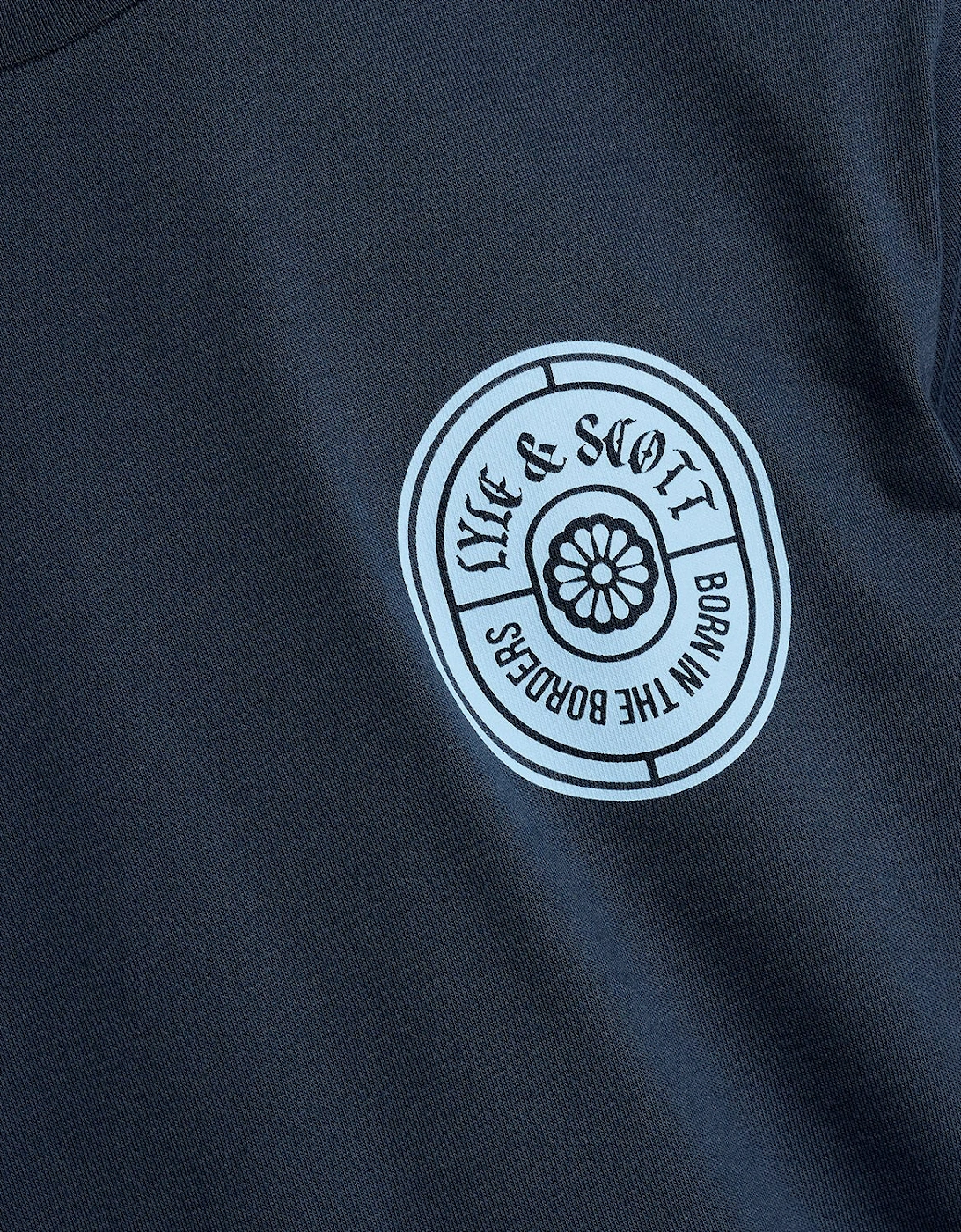 Graphic Badge Cotton T-Shirt