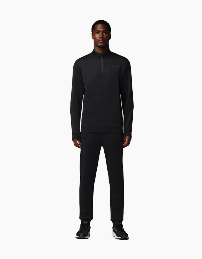 Castore Flex 1/4 Zip Men's Black Sweatshirt