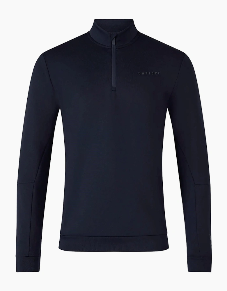 Castore Flex 1/4 Zip Men's Blue Sweatshirt