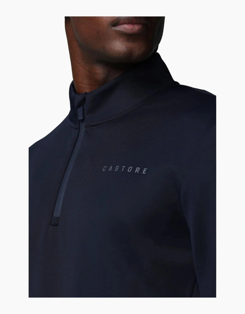 Castore Flex 1/4 Zip Men's Blue Sweatshirt