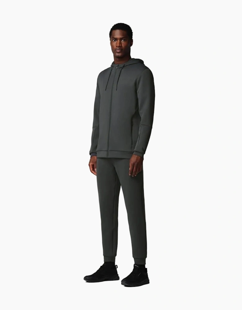 Flex Full Zip Men's Grey Hooded Sweatshirt