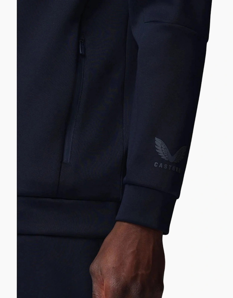 Flex Hoodie Men's Blue Hooded Sweatshirt