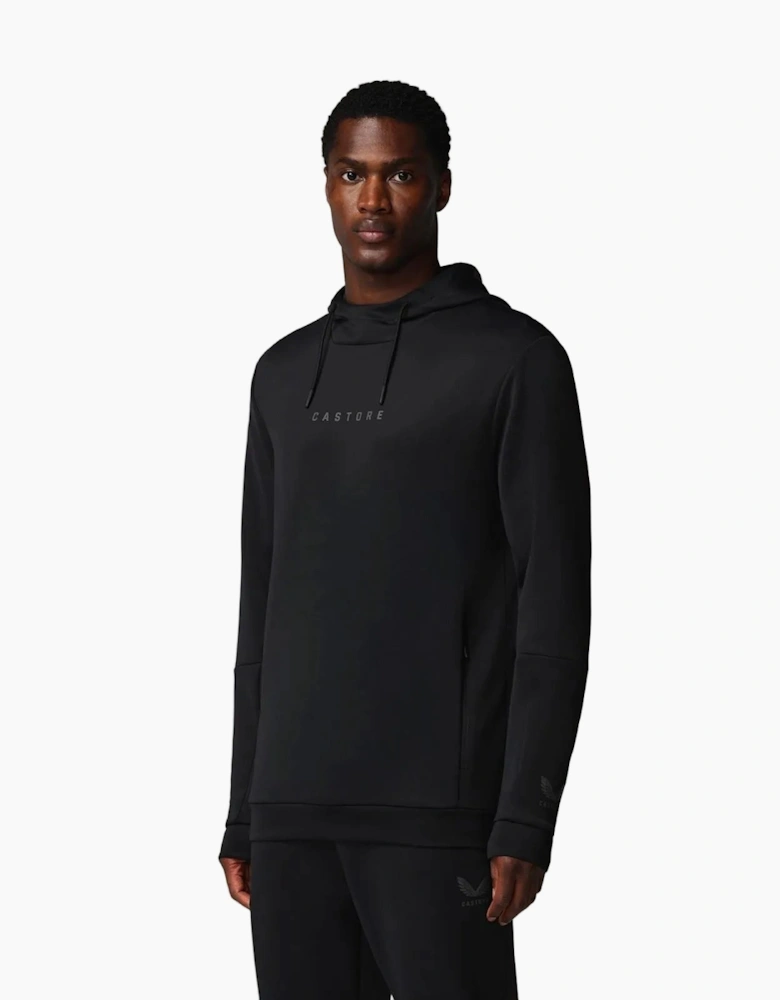 Flex Hoodie Men's Black Hooded Sweatshirt