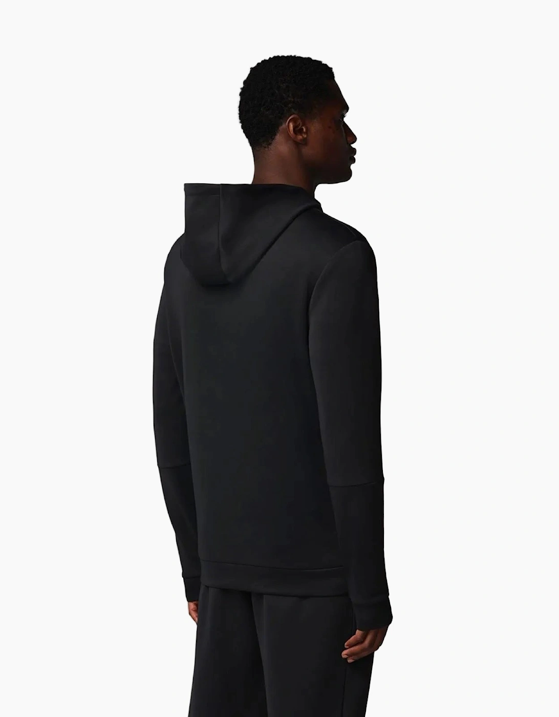 Flex Hoodie Men's Black Hooded Sweatshirt