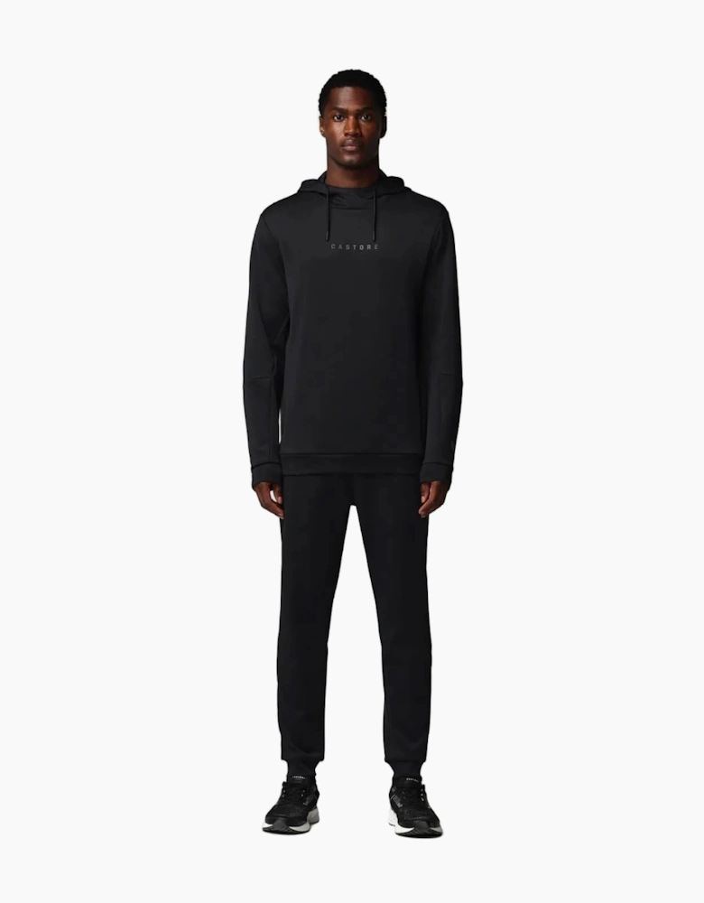 Flex Hoodie Men's Black Hooded Sweatshirt