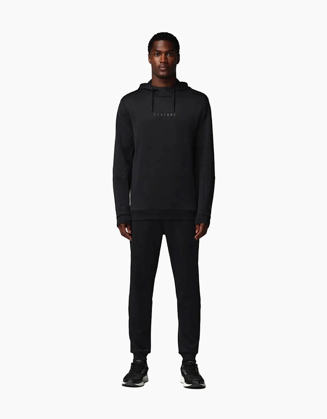 Flex Hoodie Men's Black Hooded Sweatshirt