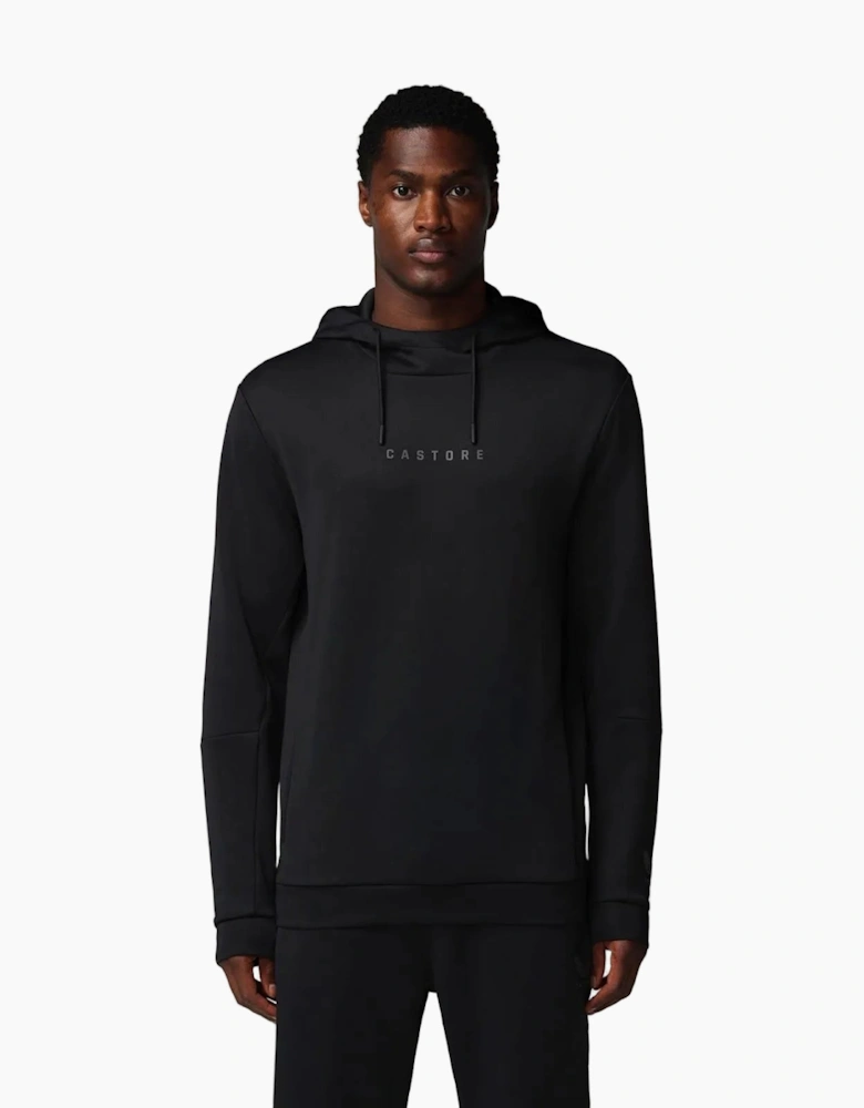 Flex Hoodie Men's Black Hooded Sweatshirt