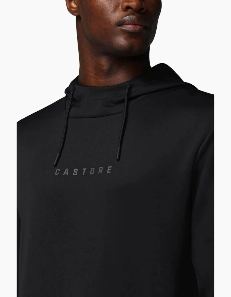 Flex Hoodie Men's Black Hooded Sweatshirt