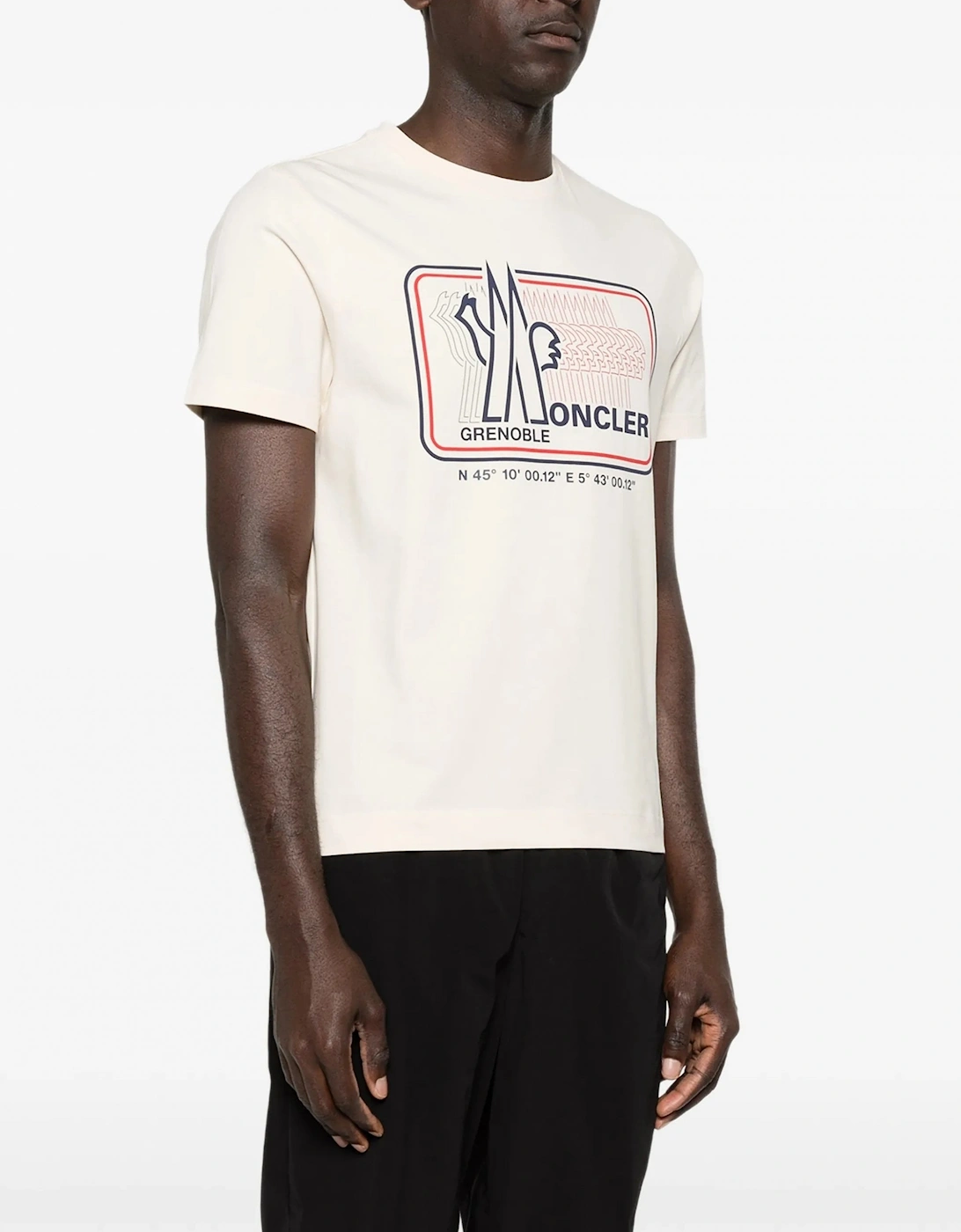 Text Branding T shirt Cream