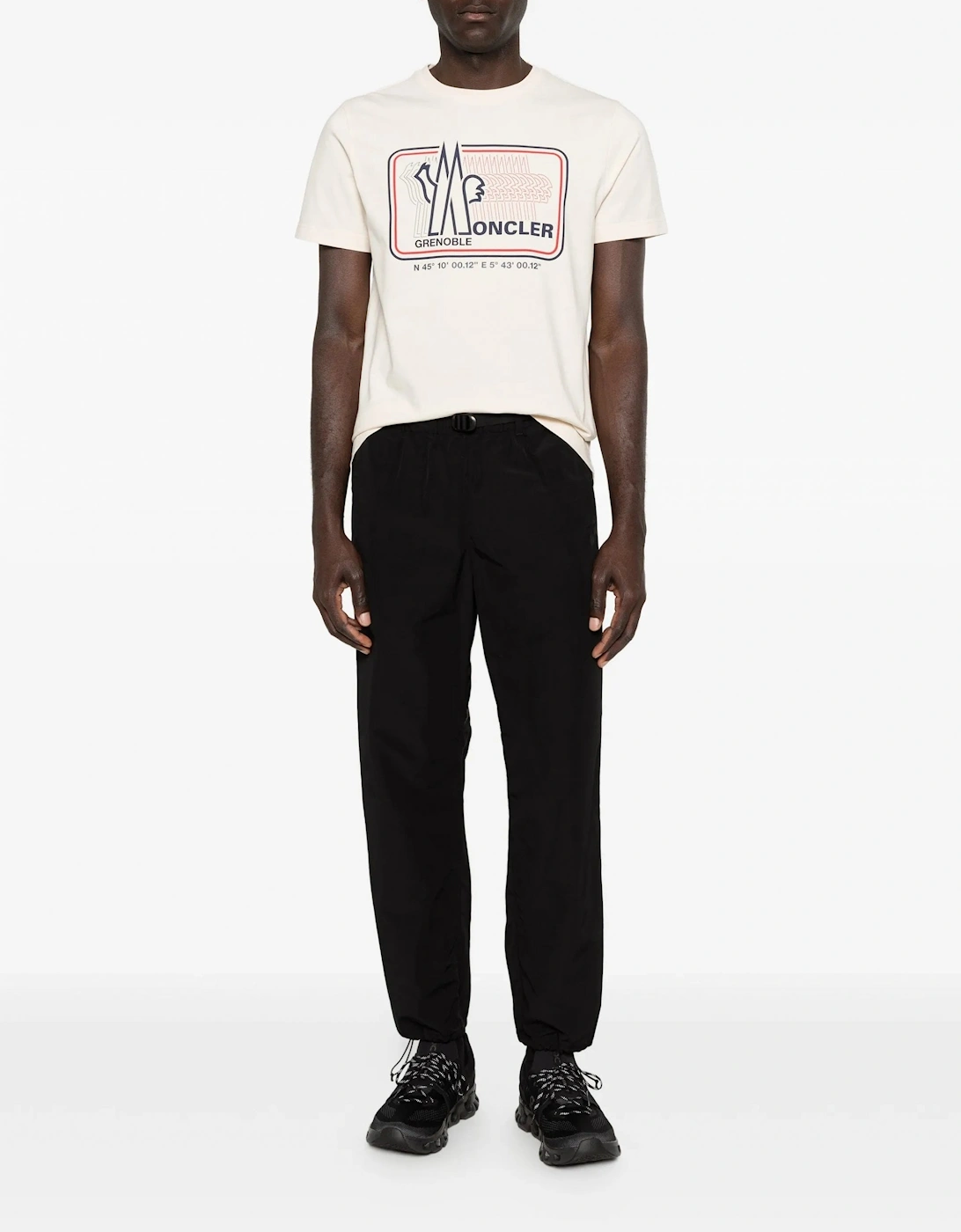 Text Branding T shirt Cream