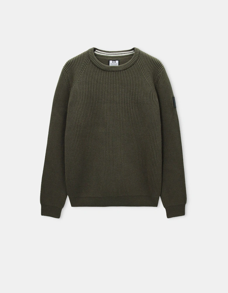 Morello Rib Crew Knit Sweat
